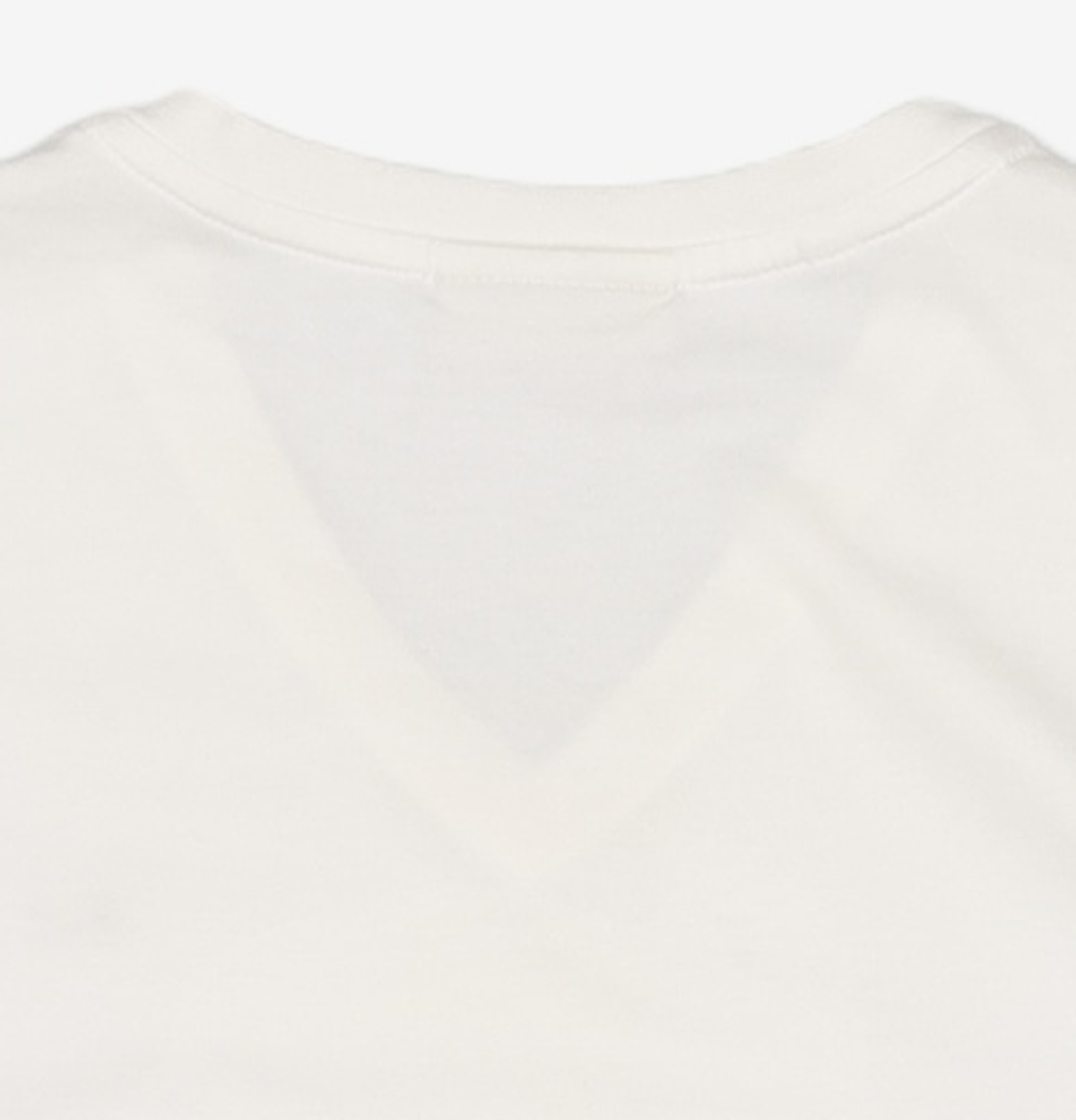 라코스테(LACOSTE) 여성 베이직 브이넥 반팔 티셔츠 [화이트] 90