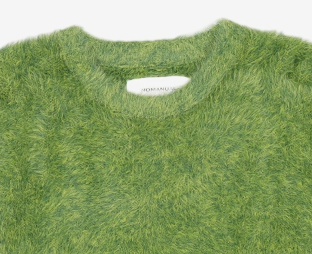 노매뉴얼(NOMANUAL) (시그니처종료)CROPPED HAIRY KNIT - 5 COLOR 100