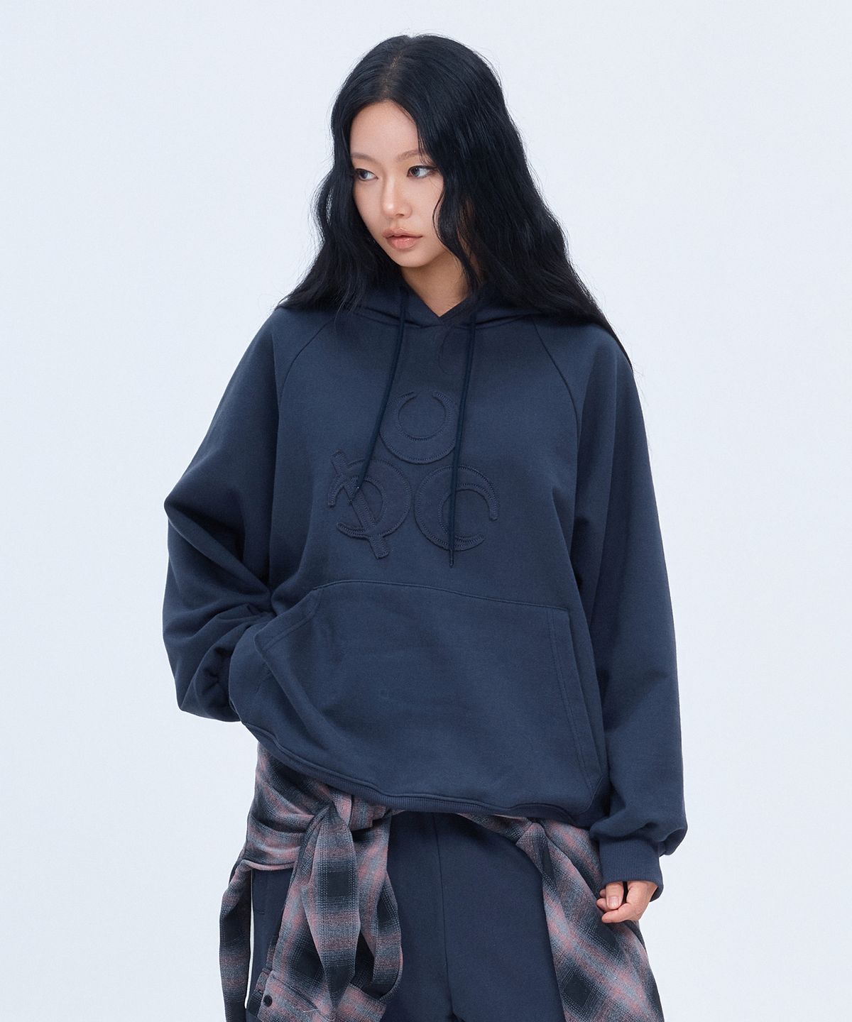 디오스피스(DAUSPICE) (DUC) Symbol Hoodie Vintage Black