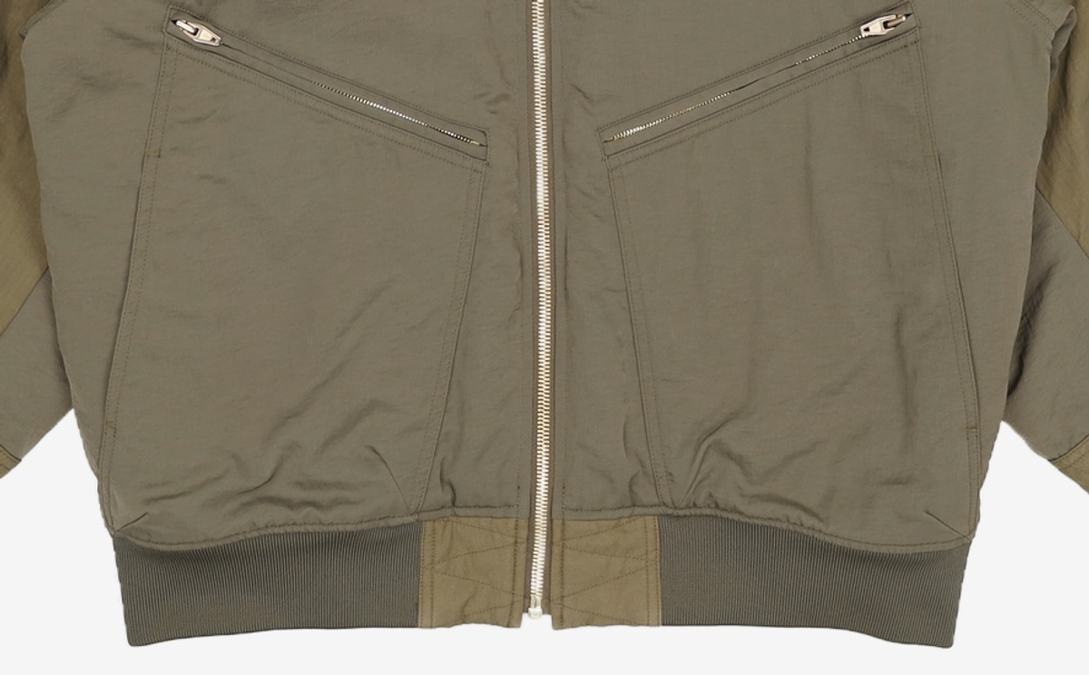 커스텀멜로우(CUSTOMELLOW) over-fit ma1 padding jumper_CWUAS22211KHX 100