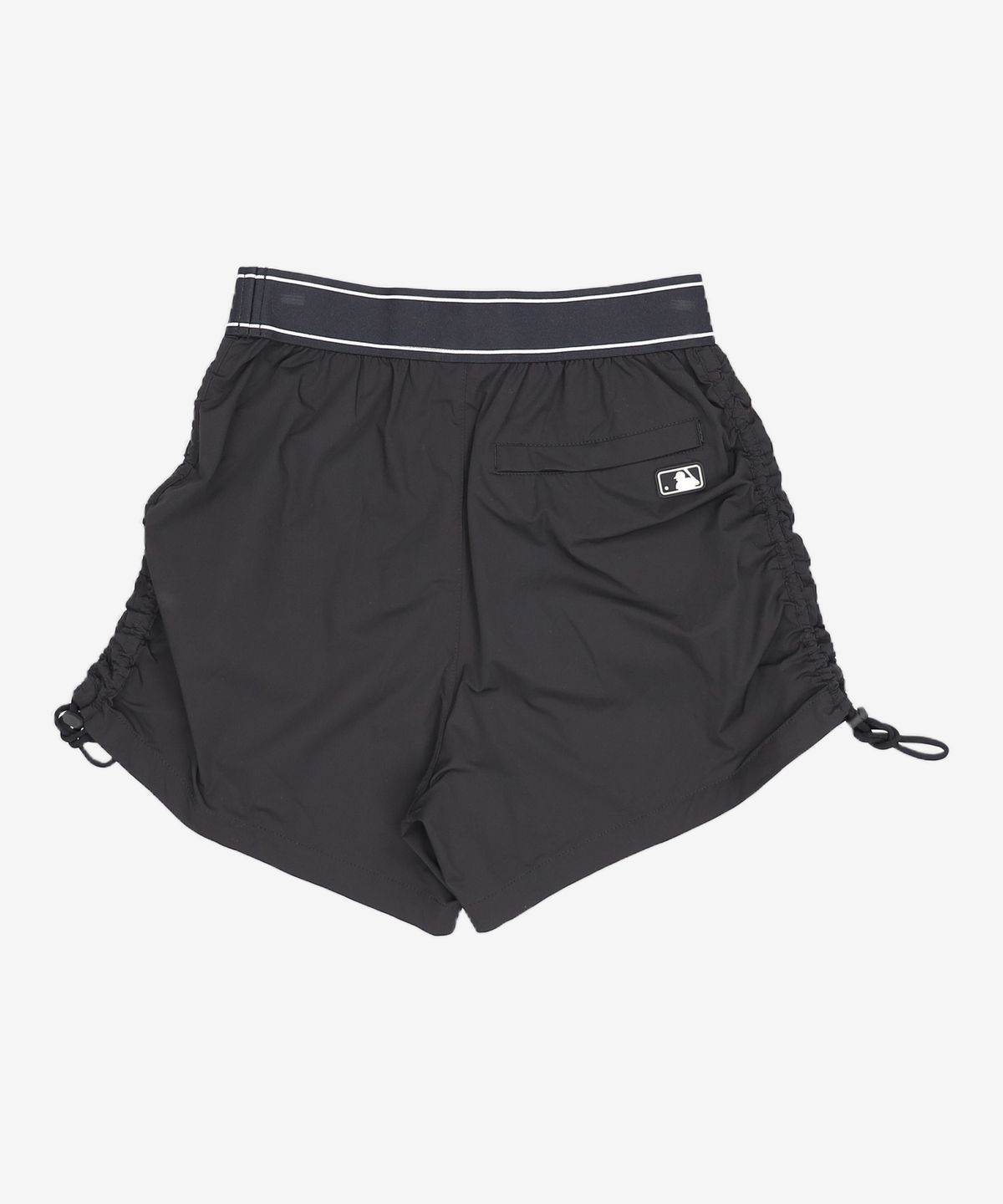 엠엘비(MLB) 여성 베이직 레터링 밴드 3부 반바지 NY (Black) XS