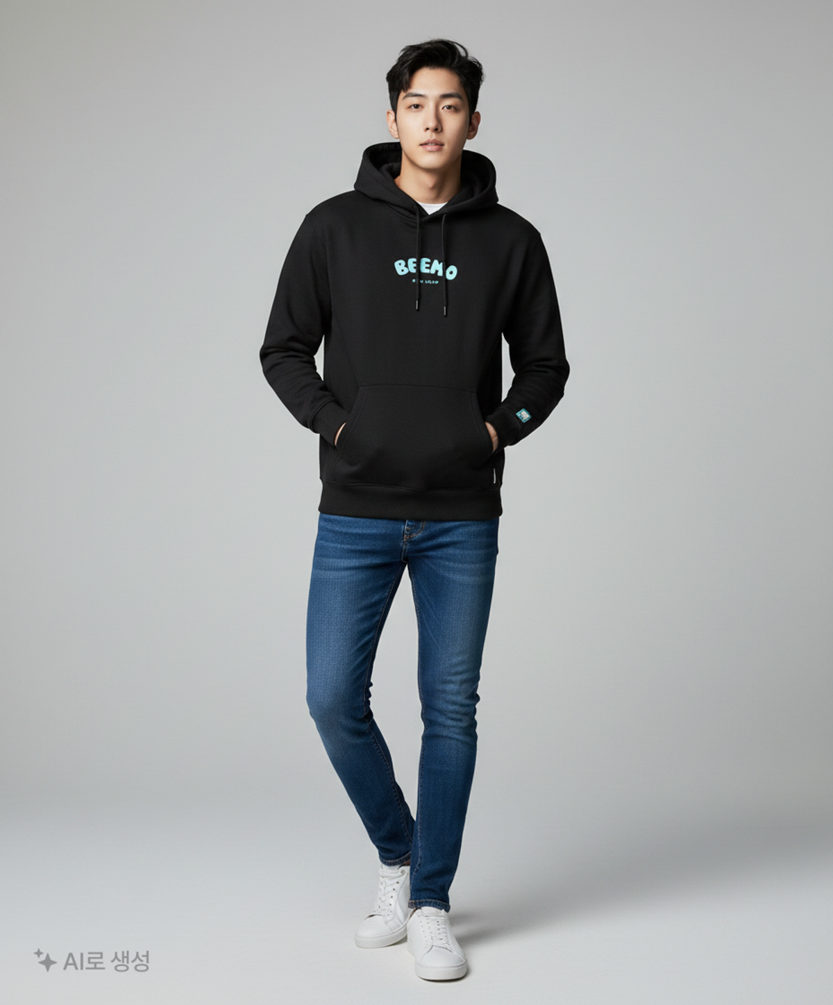 스파오(SPAO) 후드 티셔츠 S
