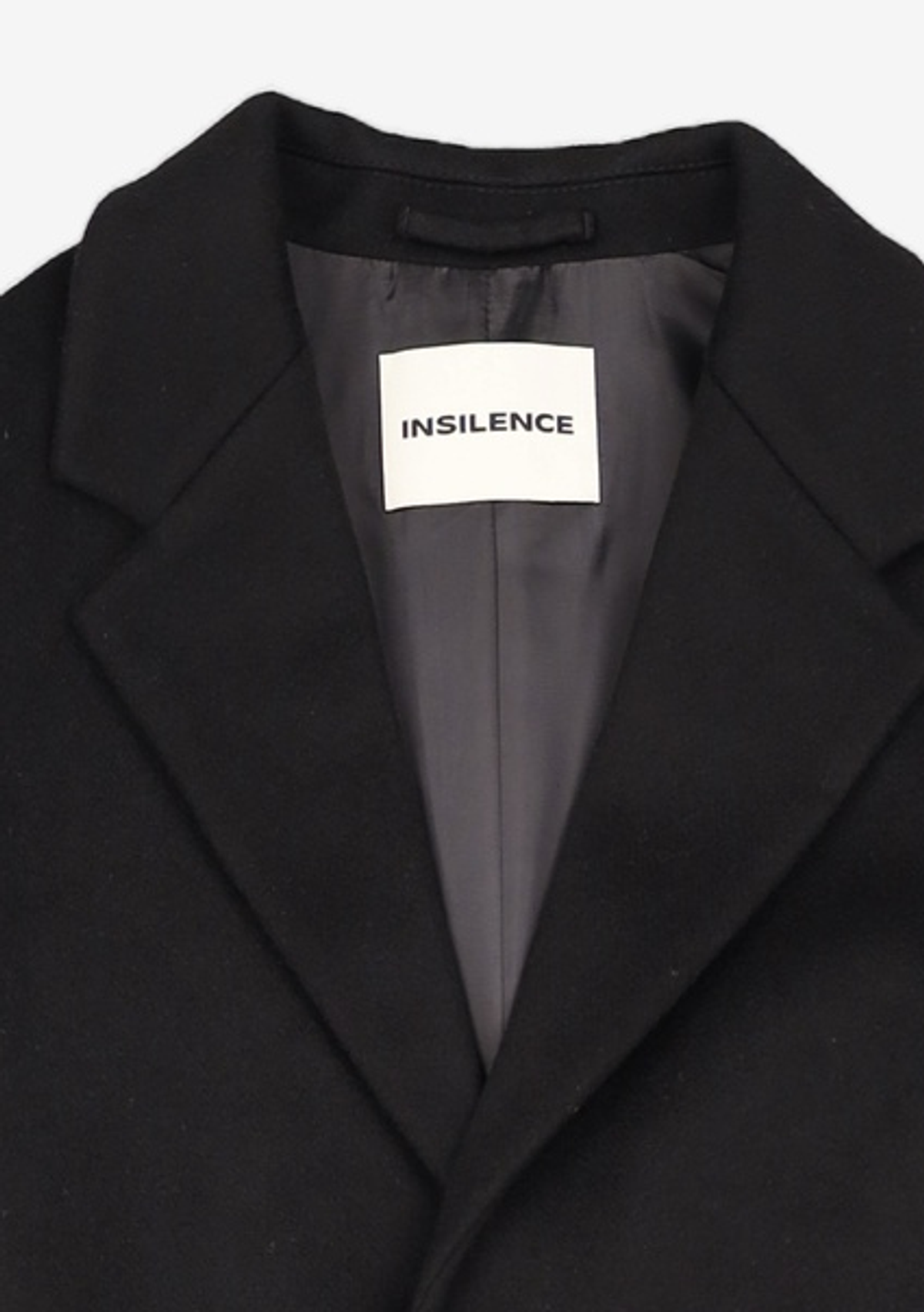 인사일런스(INSILENCE) BF_솔리스트 캐시미어 코트 BLACK S