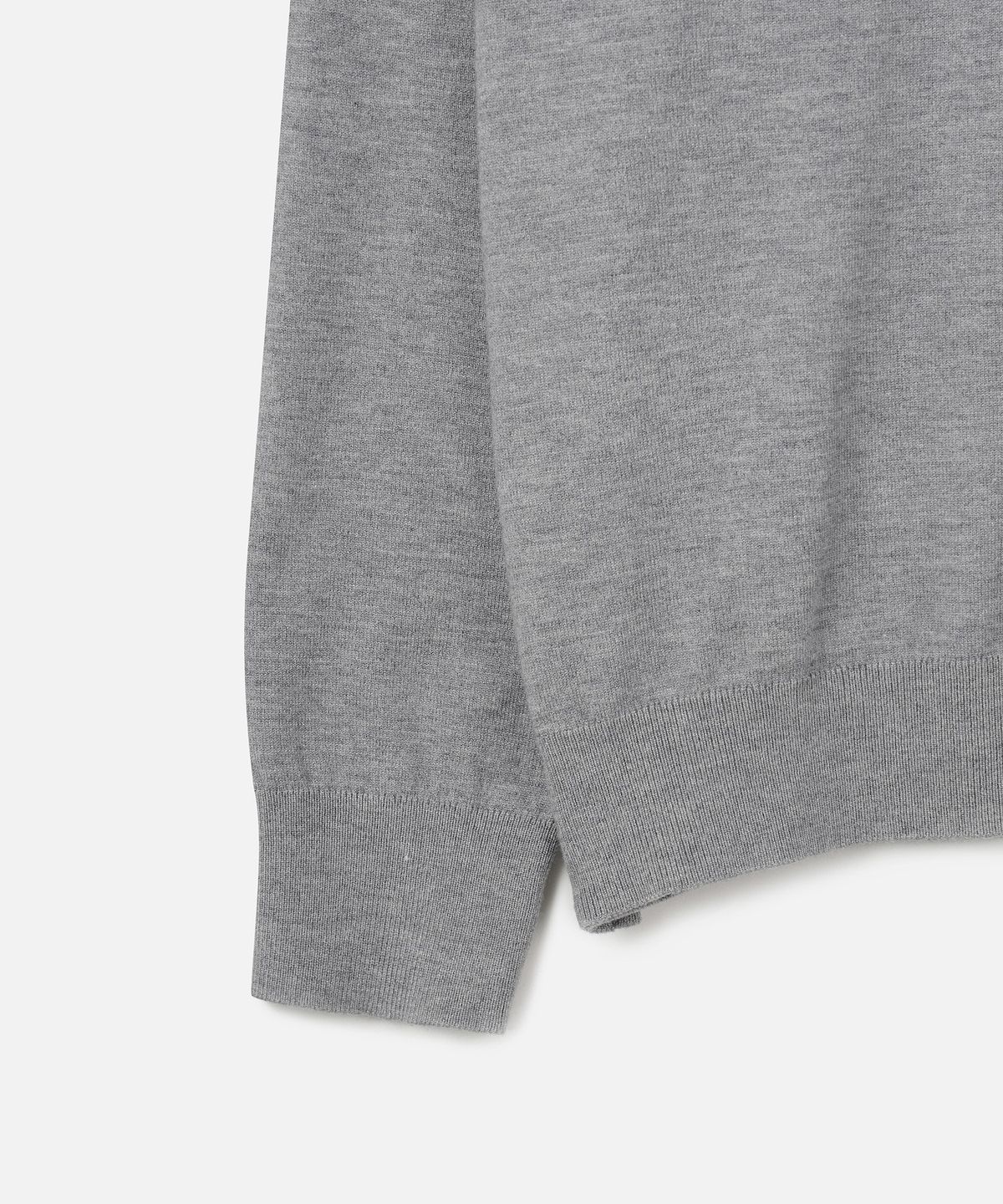 247시리즈(247SERIES) FINE RIBBED 브이넥 12GG 니트 MELANGE GRAY