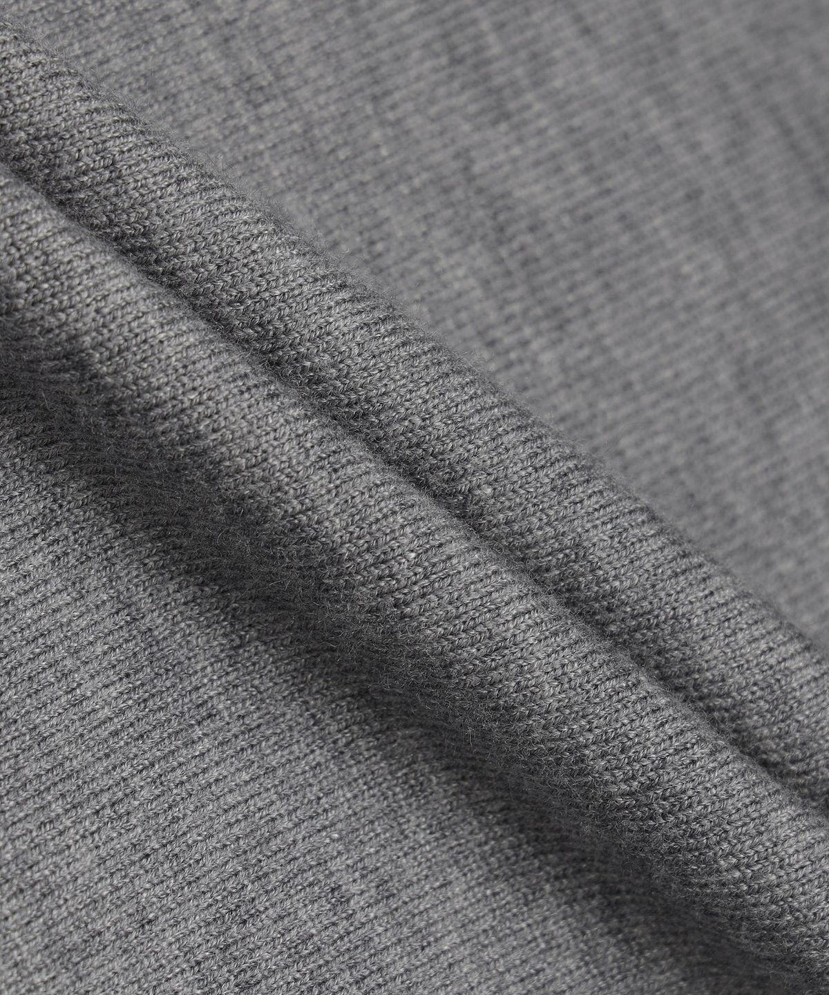 247시리즈(247SERIES) FINE RIBBED 브이넥 12GG 니트 MELANGE GRAY