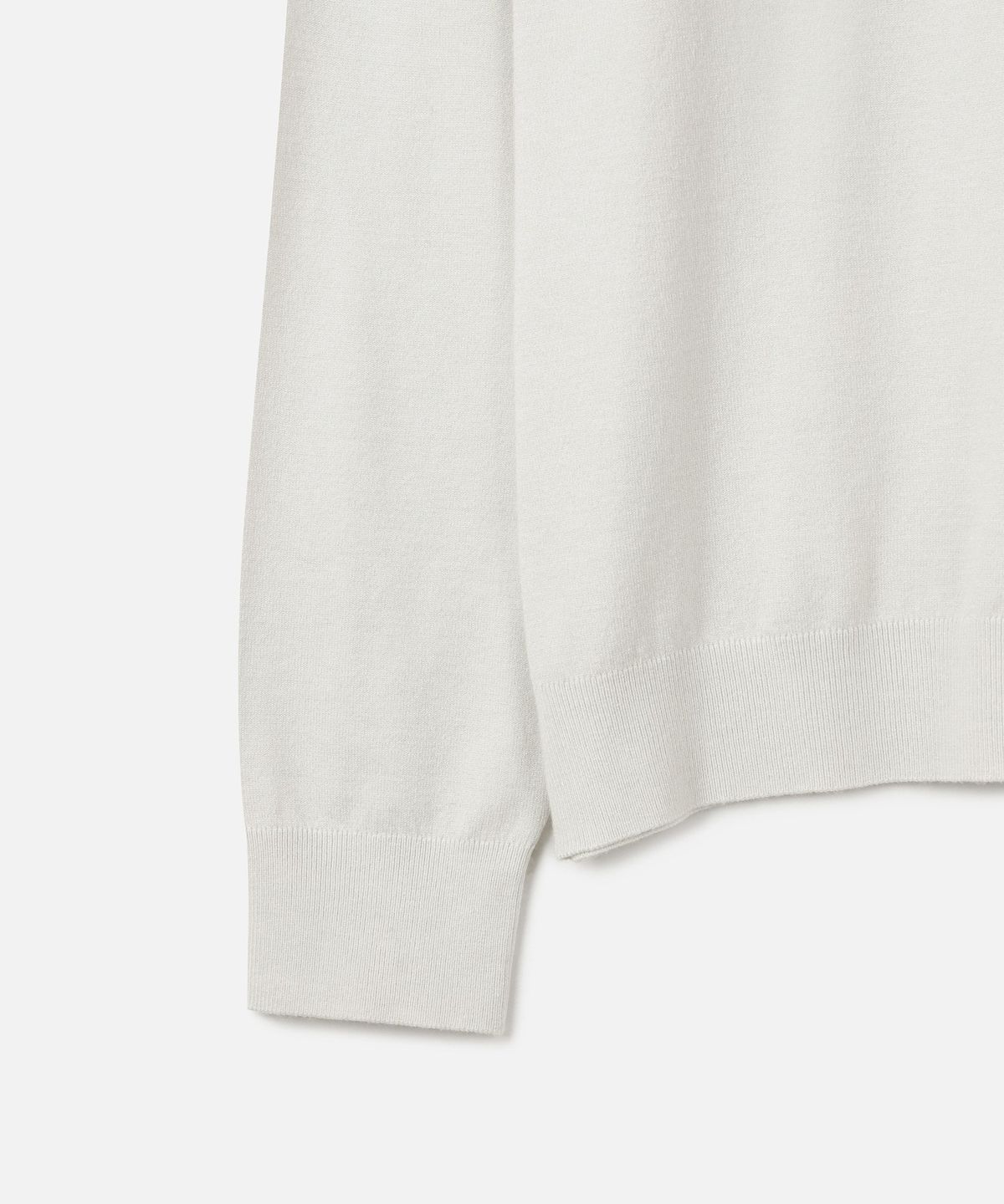 247시리즈(247SERIES) FINE RIBBED 브이넥 12GG 니트 IVORY