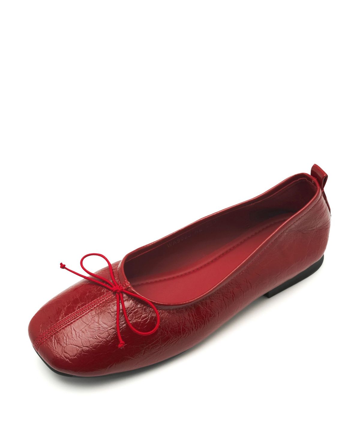 스퍼(SPUR) Odd Soft Square Ribbon Flat 리본 플랫 슈즈 2cm -WA9023 (4color)