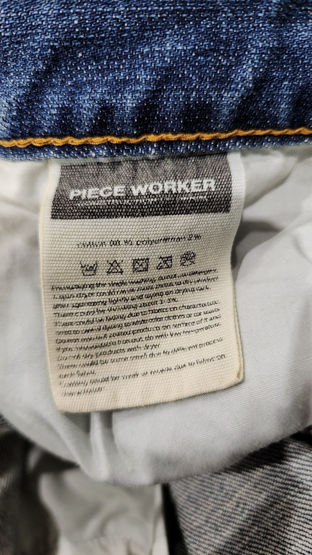 피스워커(PIECE WORKER) 청/데님 팬츠 32