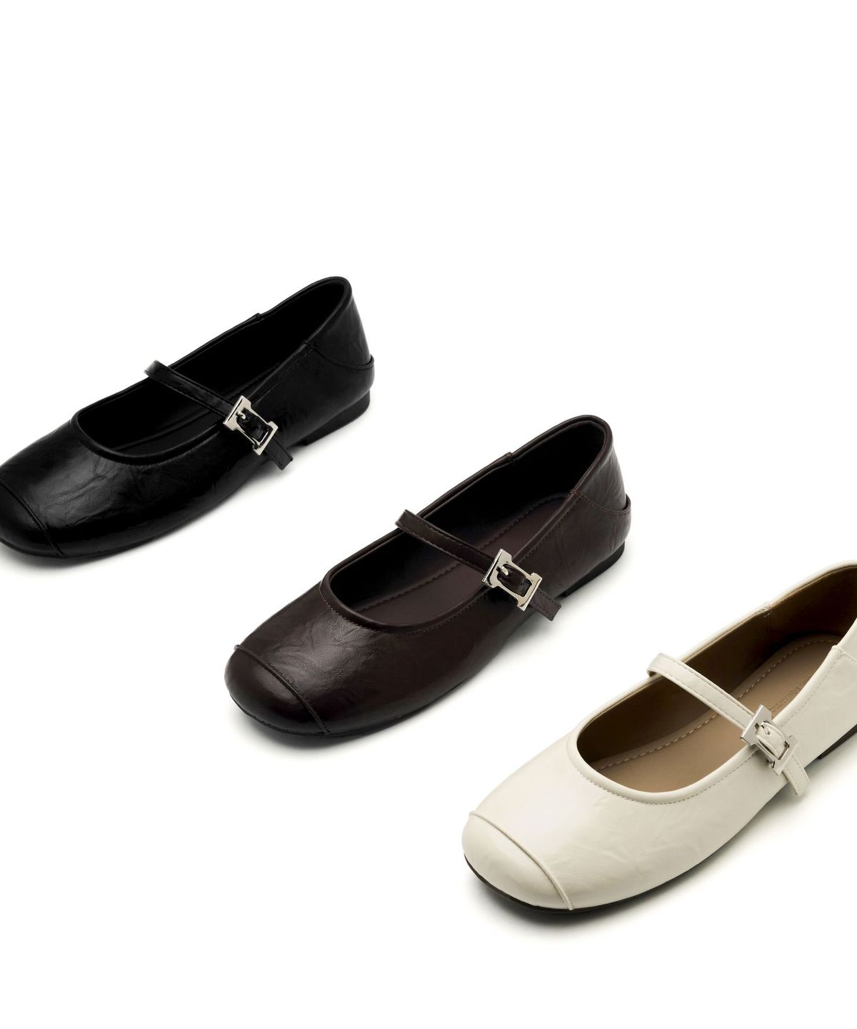스퍼(SPUR) Adelin Soft-Fit Maryjane Flat 메리제인 플랫슈즈 2cm -WA9010 (3color)
