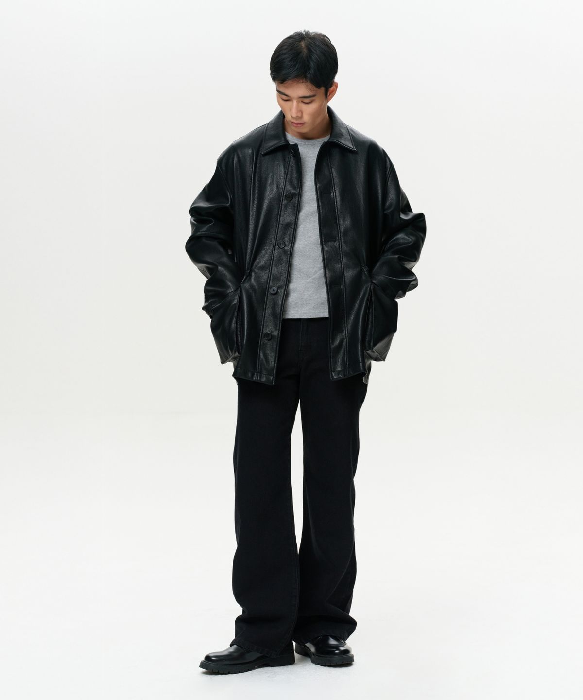 이알에이(ERA) MEN ERA 90S STRAIGHT DENIM - VINTAGE BLACK