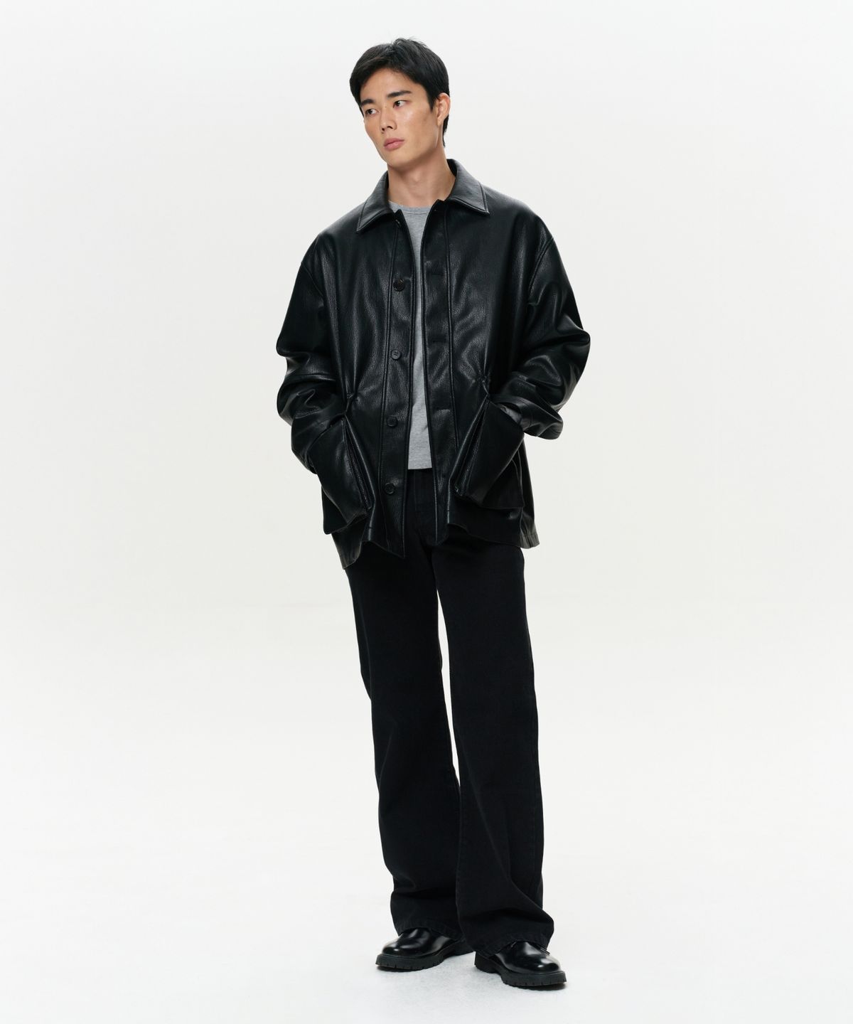 이알에이(ERA) MEN ERA 90S STRAIGHT DENIM - VINTAGE BLACK