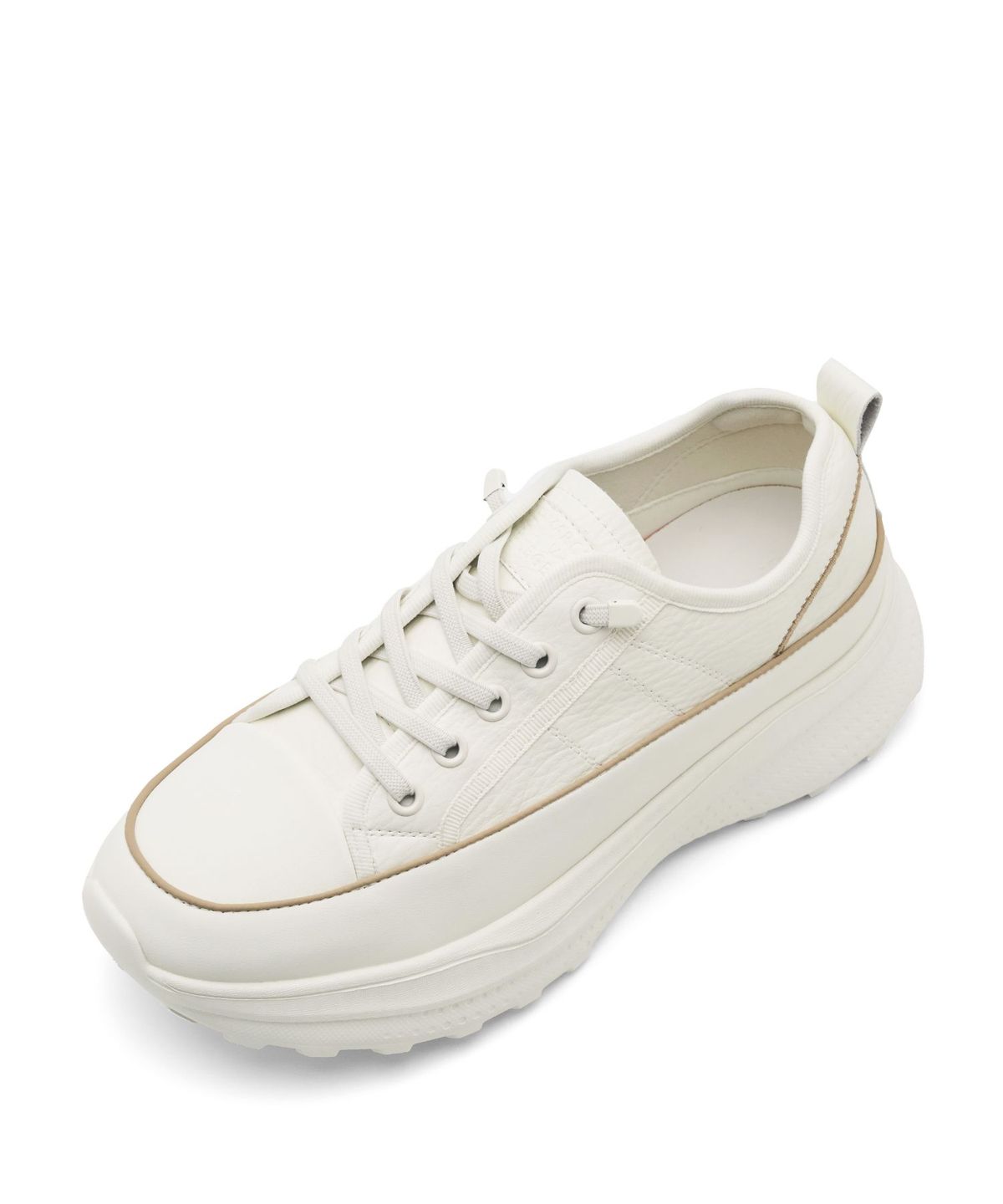 스퍼(SPUR) Blair Elastic Banding Sneakers 소가죽 플랫폼 스니커즈 6.5cm -WA9006 (2color)