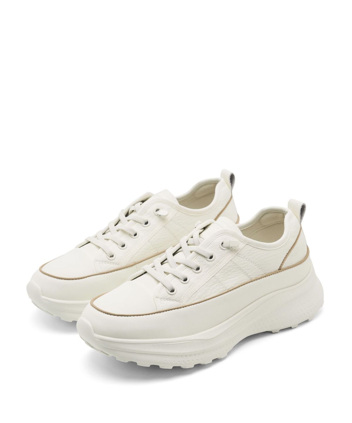 스퍼(SPUR) Blair Elastic Banding Sneakers 소가죽 플랫폼 스니커즈 6.5cm -WA9006 (2color)