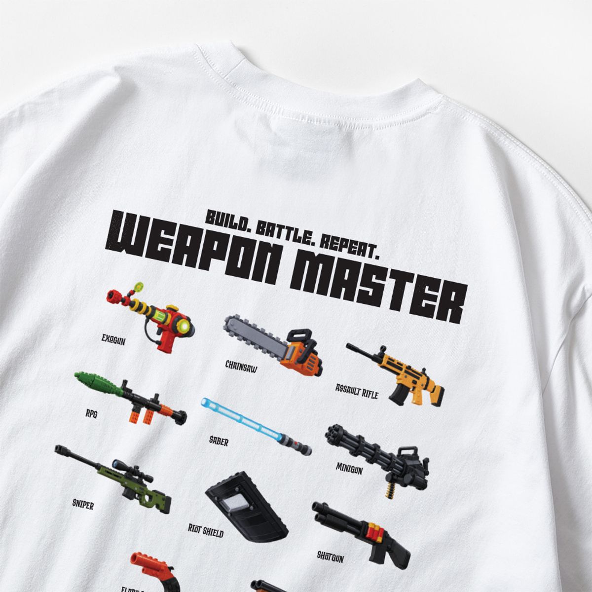 스플래시코드(SPLASHCODE) 반팔 티셔츠 화이트 - 웨폰 마스터(Weapon Master)