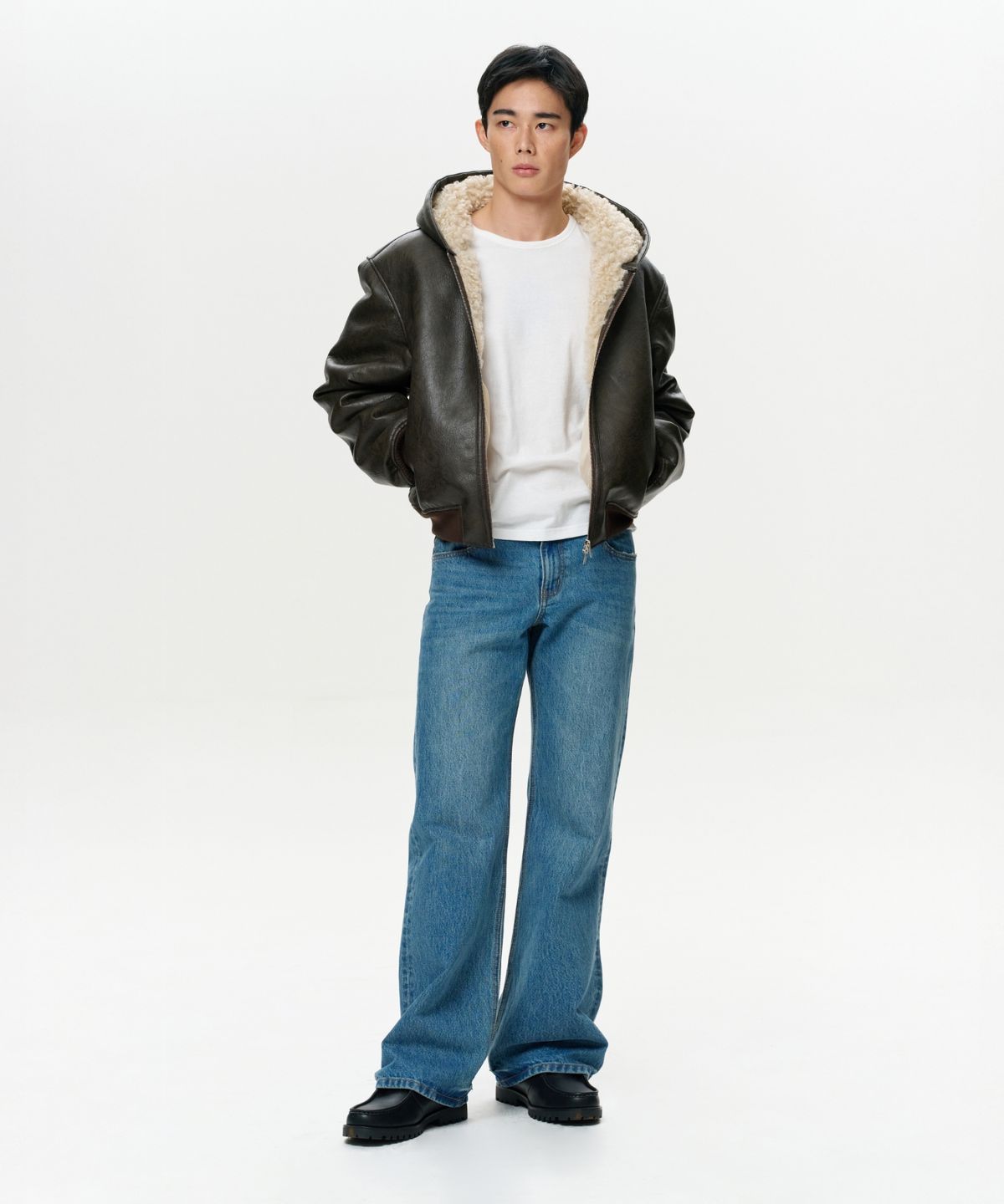 이알에이(ERA) MEN ERA 90S STRAIGHT DENIM - VINTAGE BLUE
