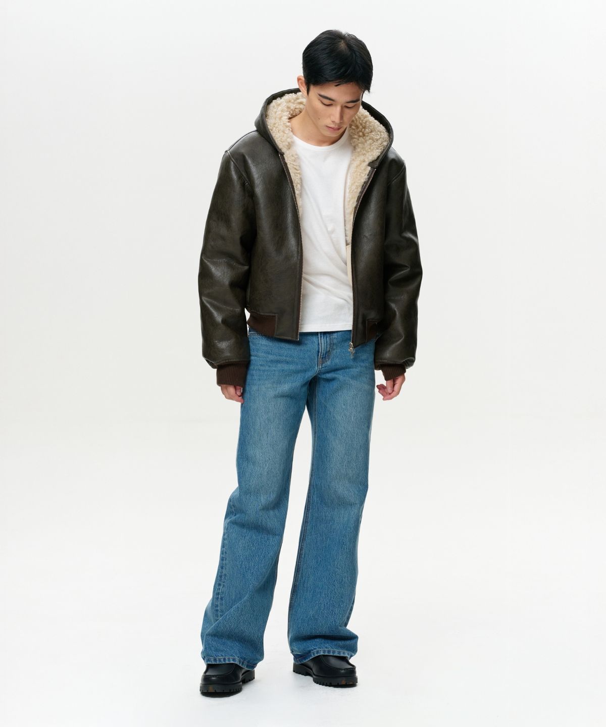 이알에이(ERA) MEN ERA 90S STRAIGHT DENIM - VINTAGE BLUE