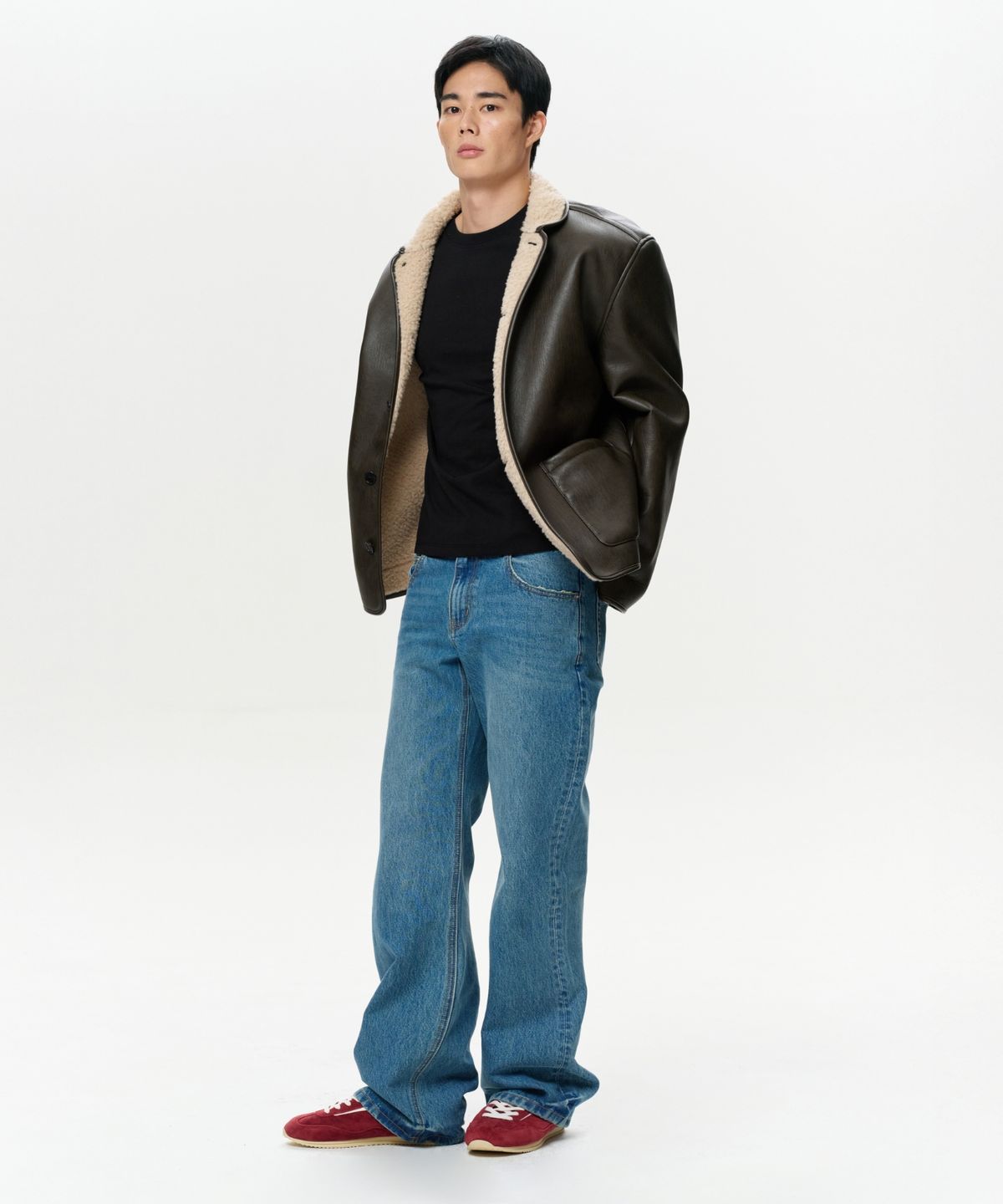 이알에이(ERA) MEN ERA 90S STRAIGHT DENIM - VINTAGE BLUE