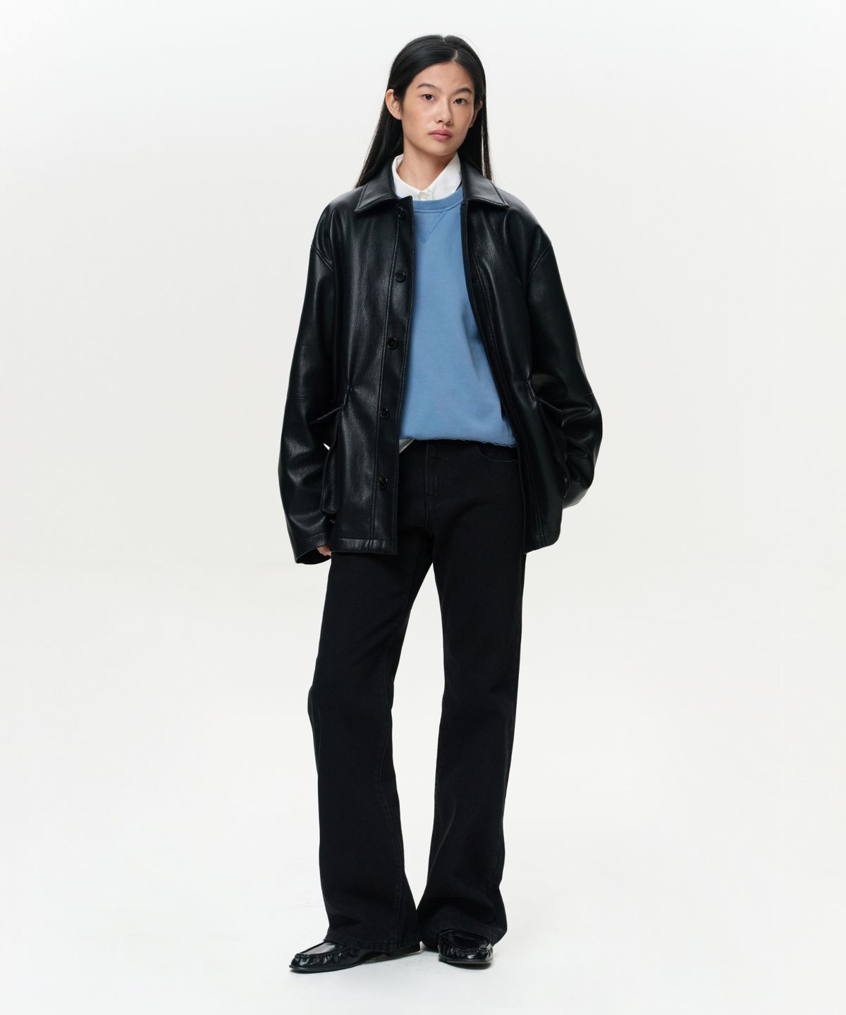 이알에이(ERA) WOMEN ERA 90S STRAIGHT DENIM - VINTAGE BLACK