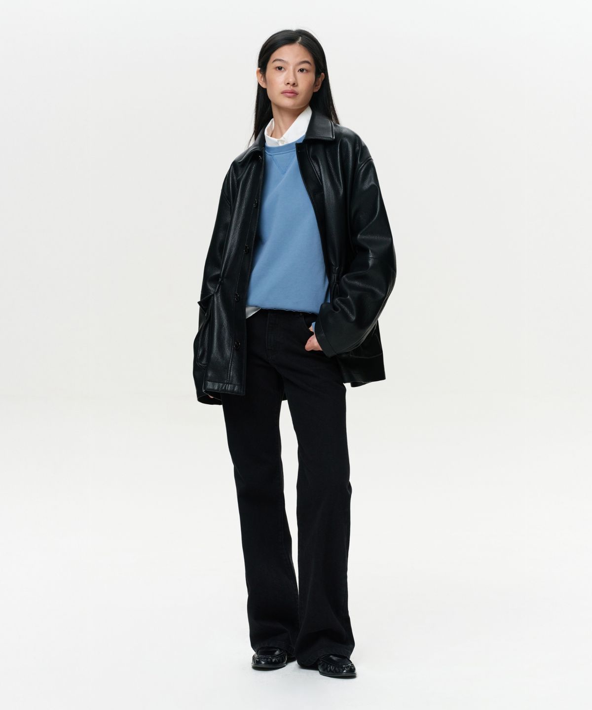 이알에이(ERA) WOMEN ERA 90S STRAIGHT DENIM - VINTAGE BLACK