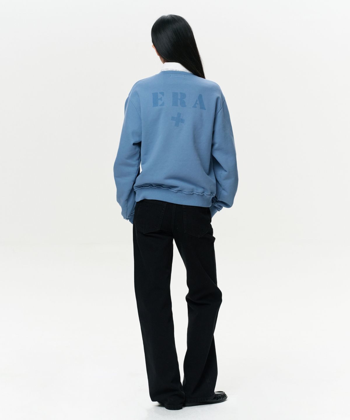 이알에이(ERA) WOMEN ERA 90S STRAIGHT DENIM - VINTAGE BLACK