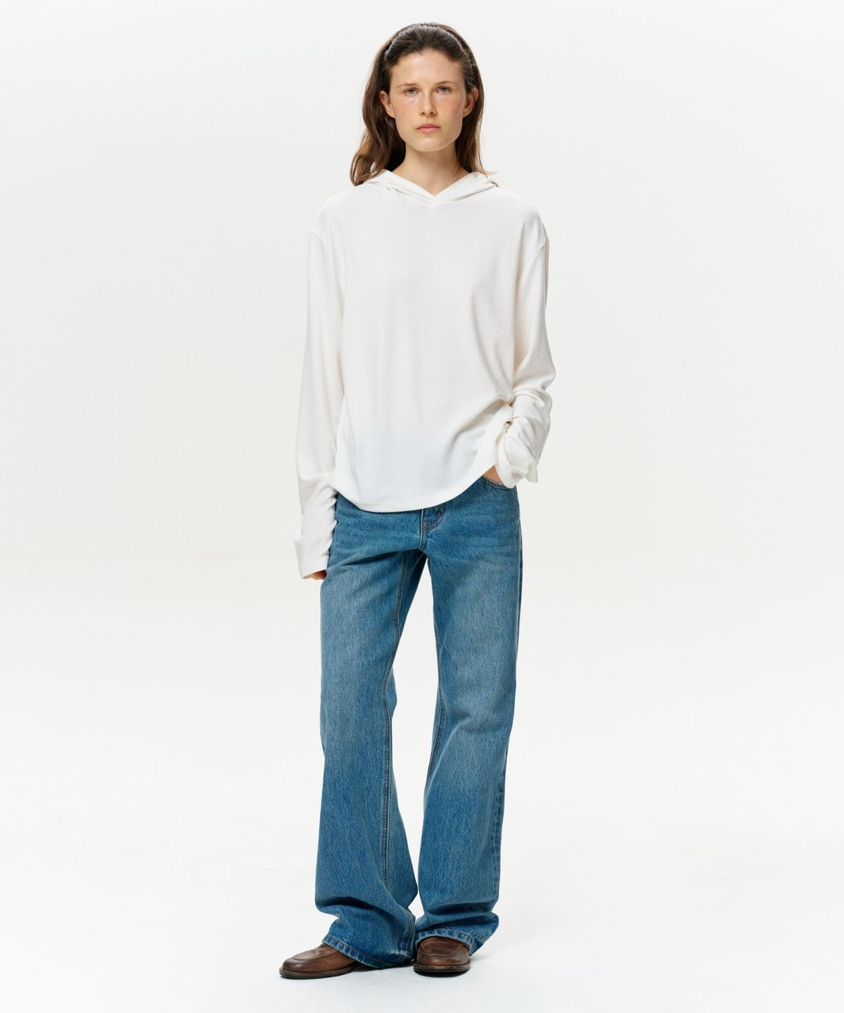 이알에이(ERA) WOMEN ERA 90S STRAIGHT DENIM - VINTAGE BLUE