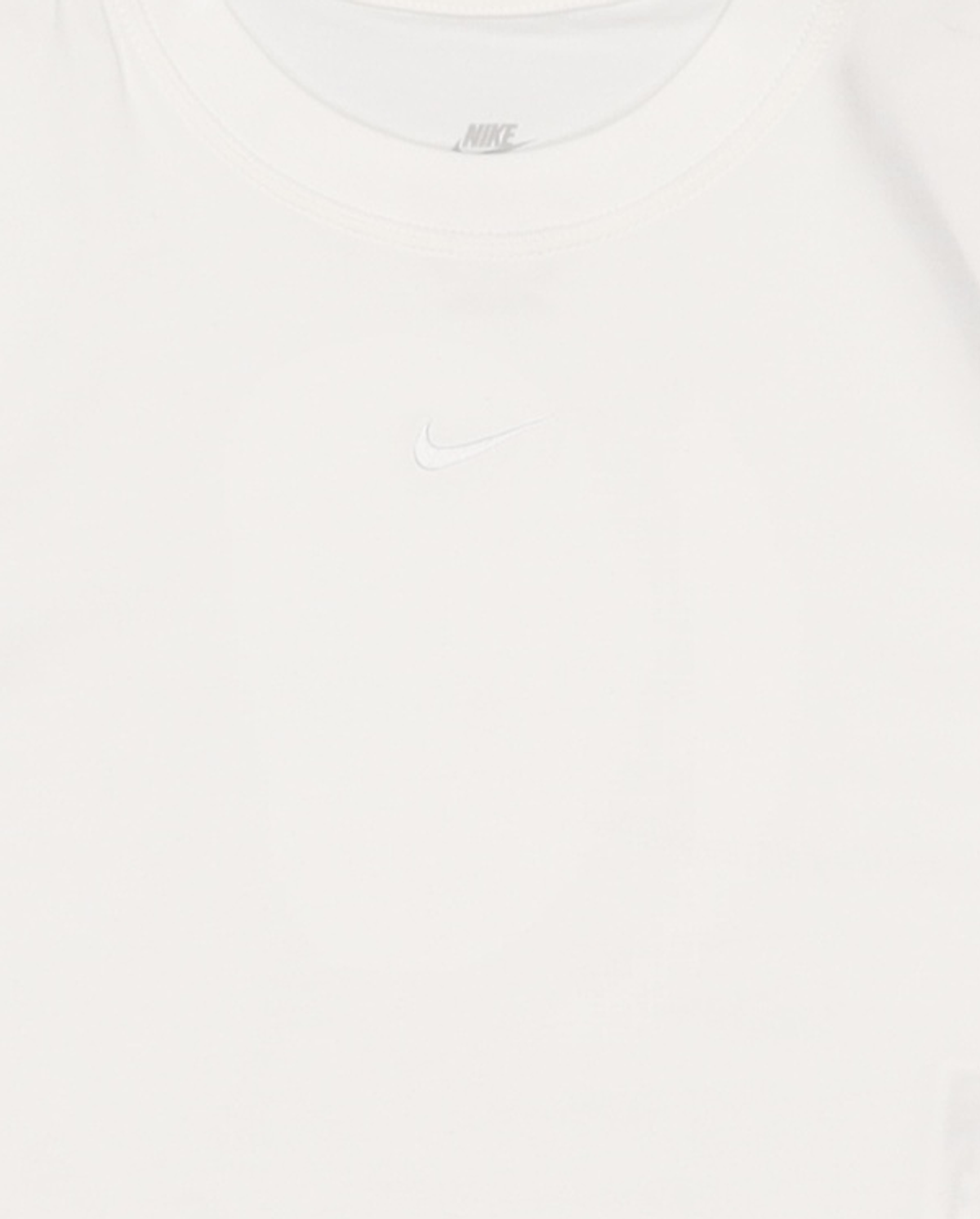 나이키(NIKE) 스포츠웨어 칠 니트 크롭 티셔츠 W - 화이트 / HF9539-100 80