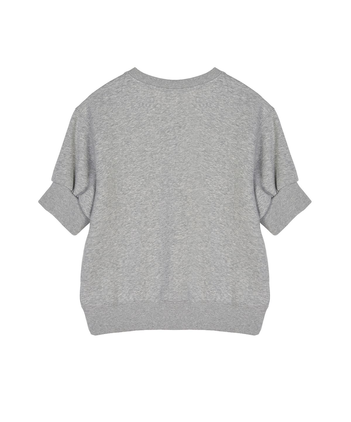 베스티리아(VESTIRYA) Puff Short Sleeve Sweatshirt Grey