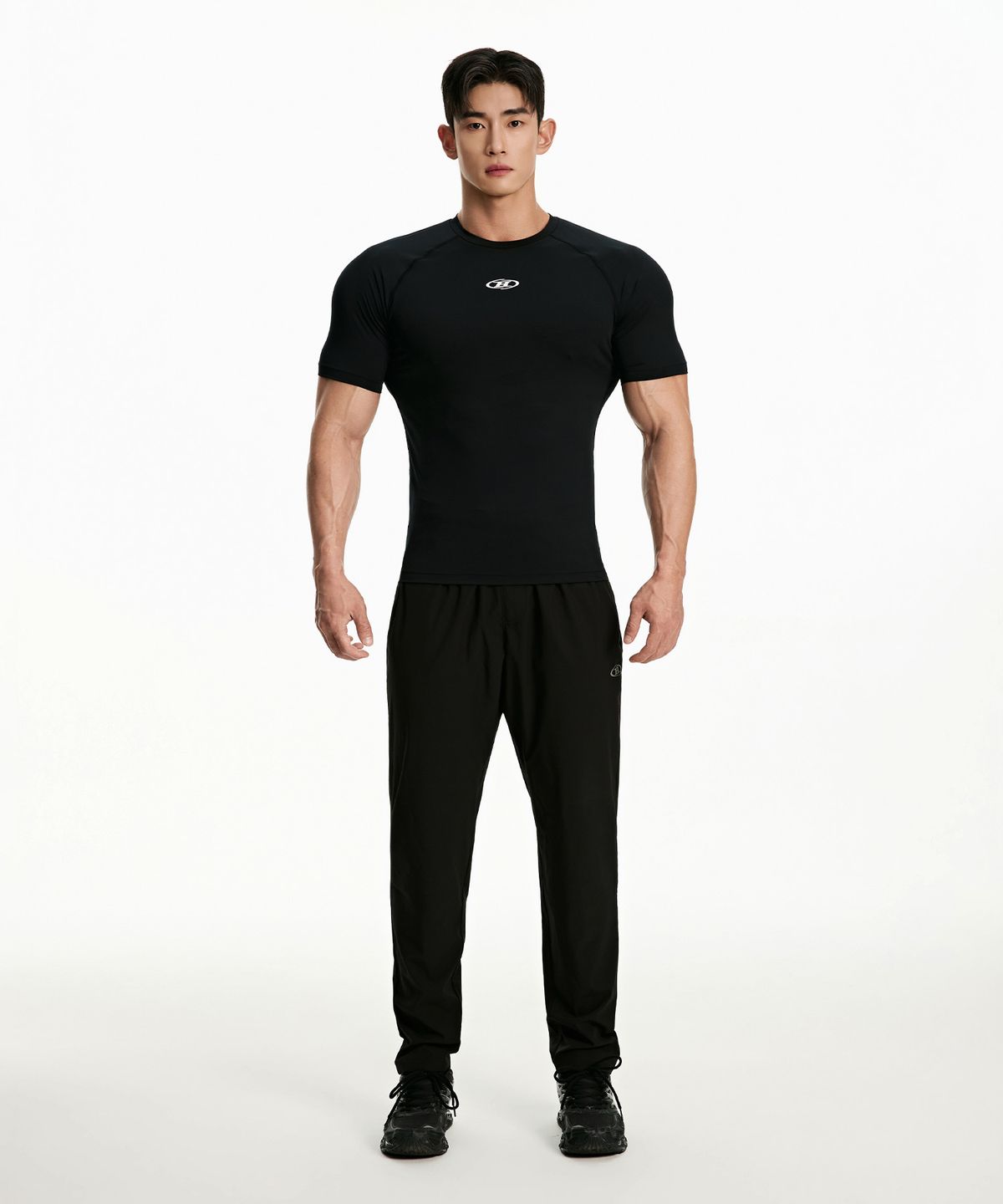 본투윈(BORN TO WIN) SYMBOL B STRENGTH JOGGER PANTS [BLACK]