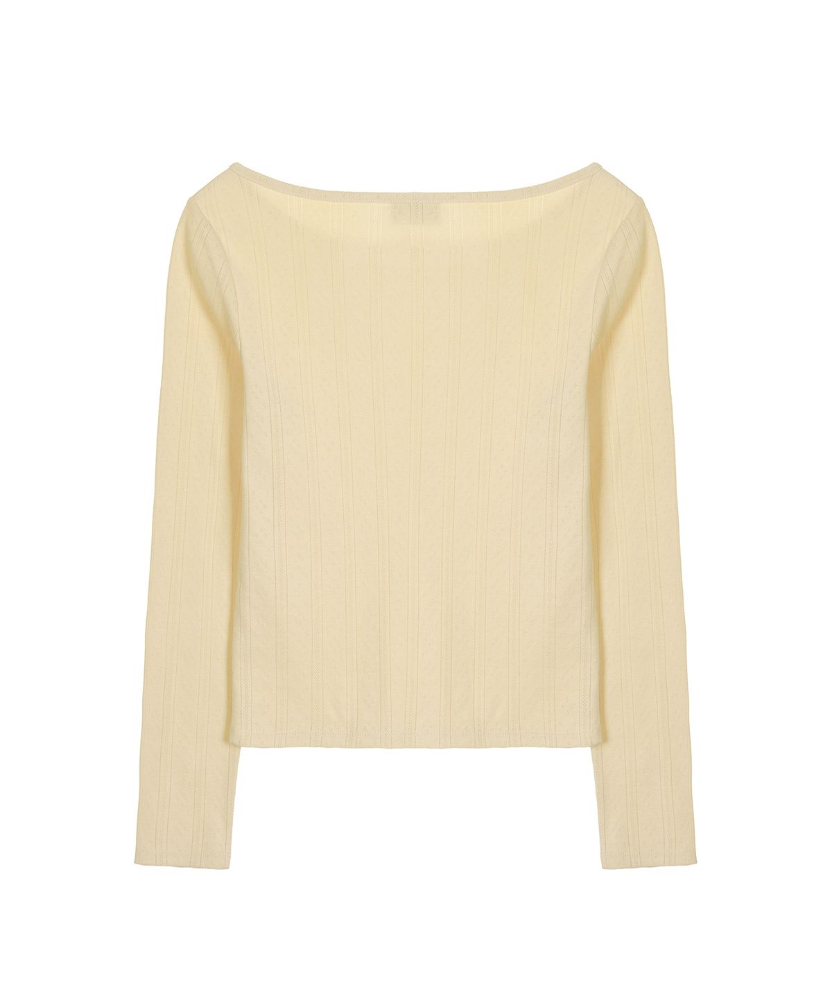베스티리아(VESTIRYA) Romantic Eyelet Long Sleeve Beige