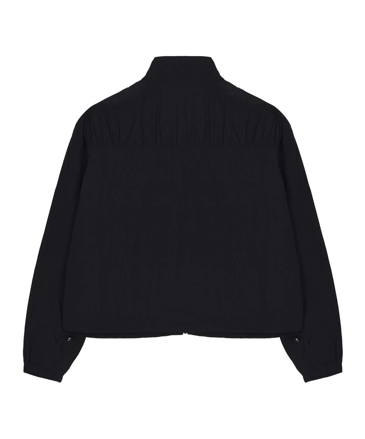 베스티리아(VESTIRYA) Ribbon Windbreaker Jacket Black