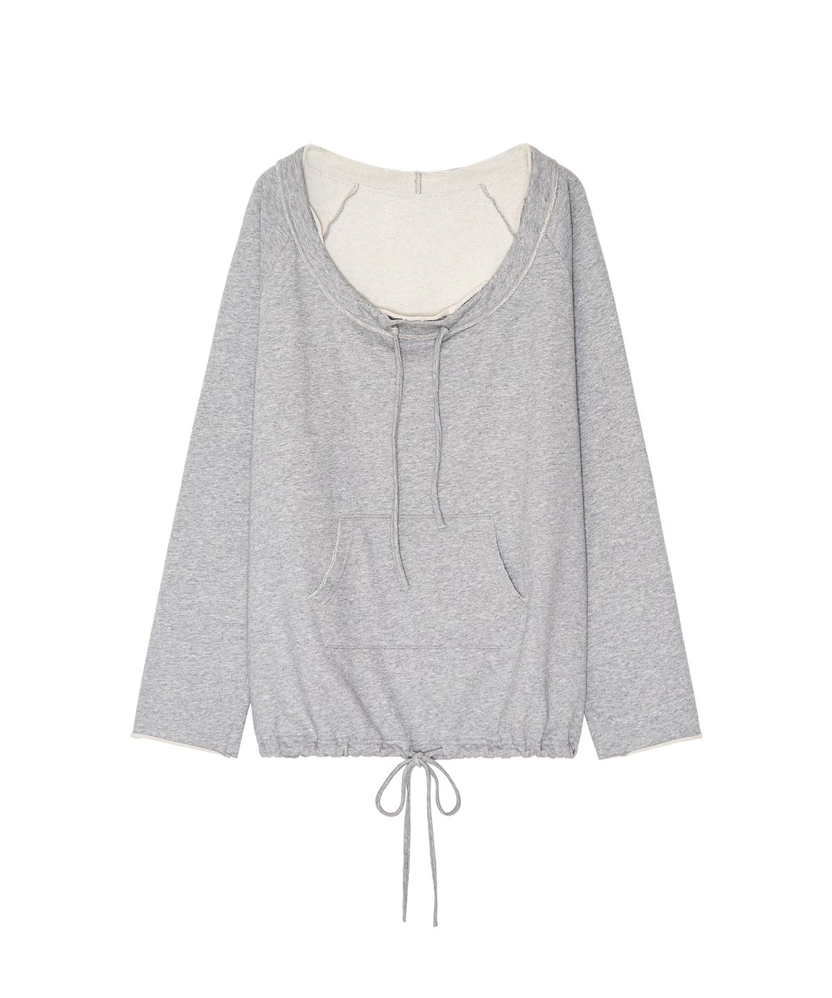 긴스키(GINSUKI) [희진 PICK]AIR STRING SWEAT SHIRT (GREY)