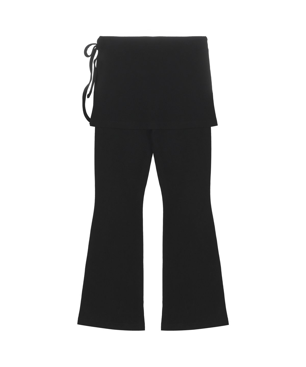 베스티리아(VESTIRYA) Soft Layered Pants Black