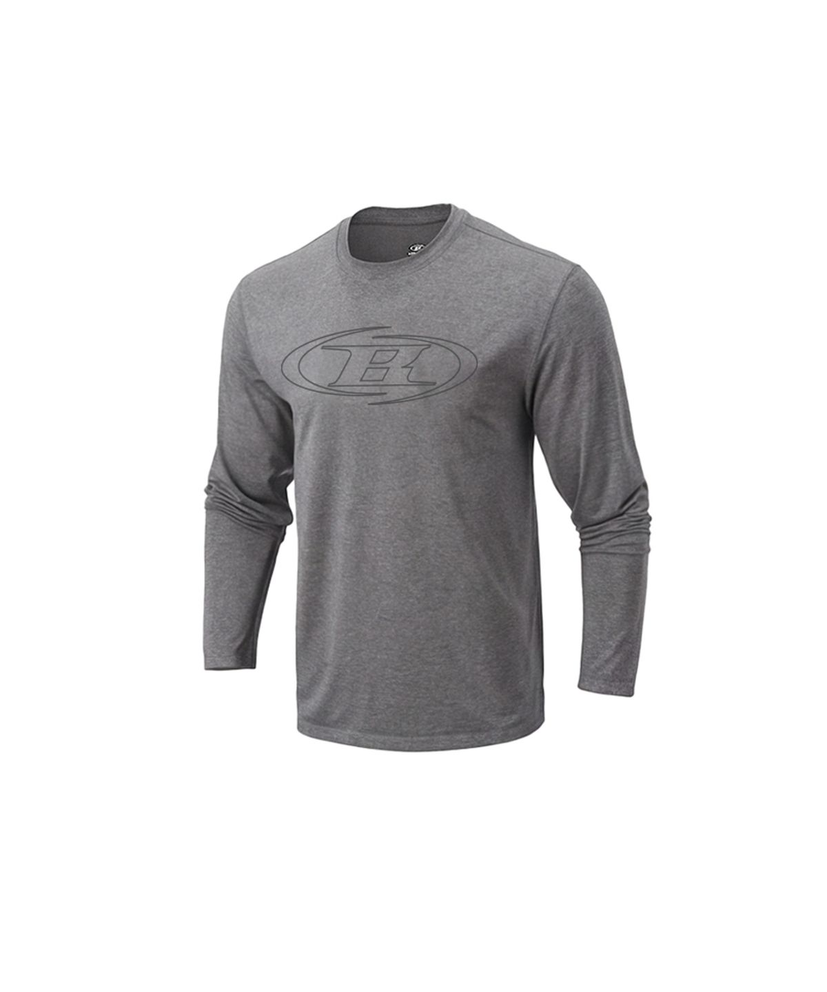 본투윈(BORN TO WIN) STROKE B QUICK DRY LONG SLEEVE [MELANGE GREY]