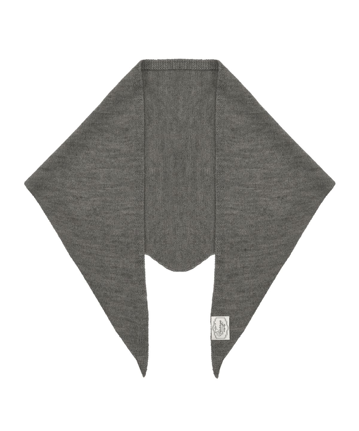 베스티리아(VESTIRYA) Triangle Ribbon Scarf Charcoal
