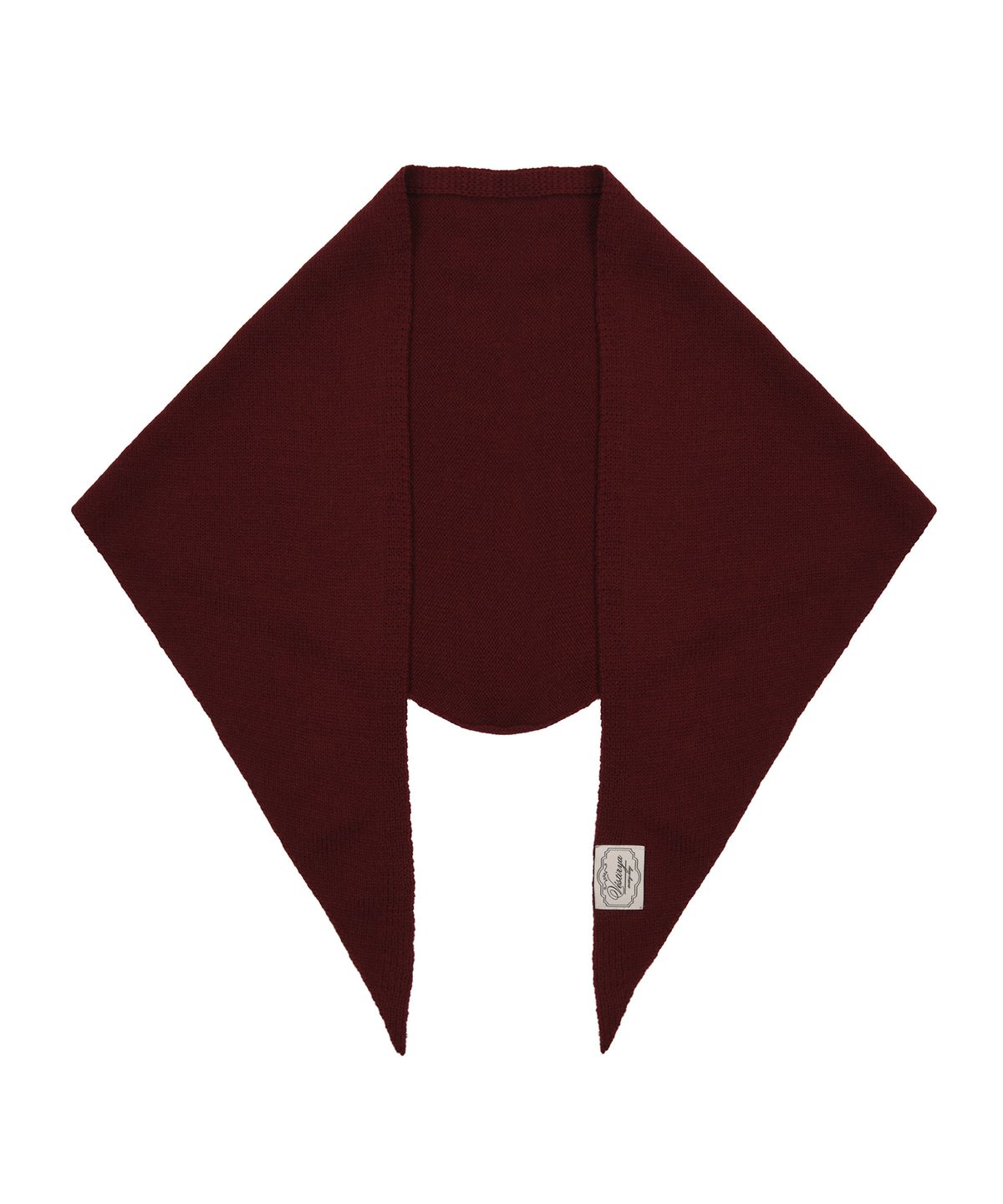 베스티리아(VESTIRYA) Triangle Ribbon Scarf Burgundy