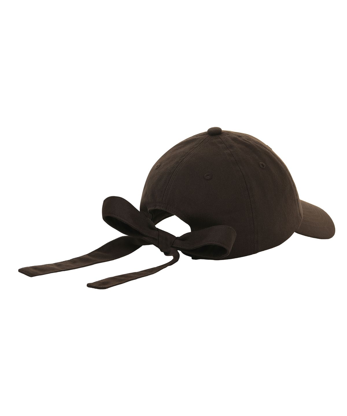 베스티리아(VESTIRYA) Ribbon Tie Ball Cap Brown