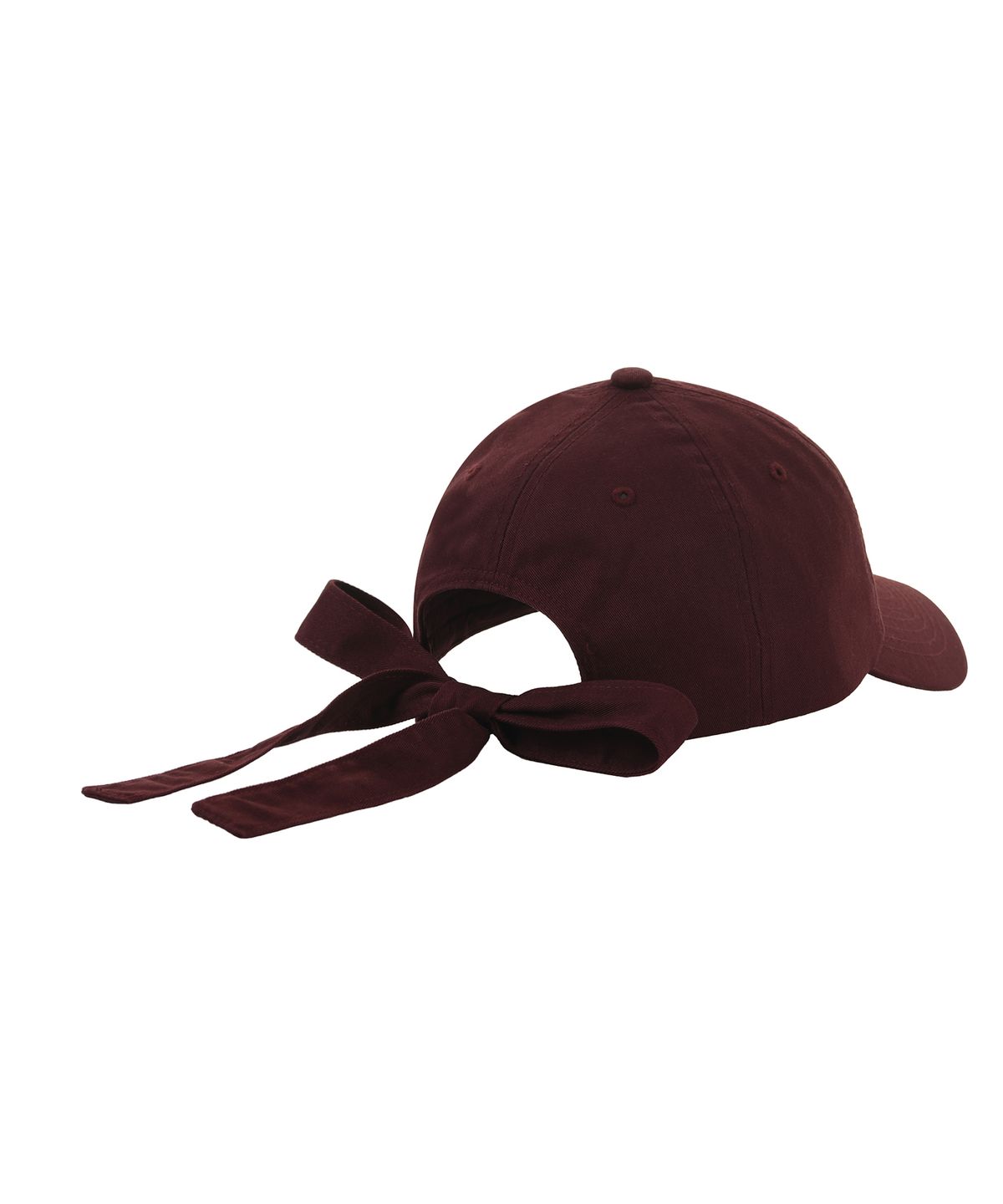 베스티리아(VESTIRYA) Ribbon Tie Ball Cap Burgundy