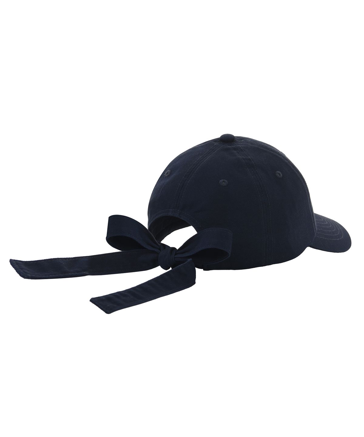 베스티리아(VESTIRYA) Ribbon Tie Ball Cap Navy