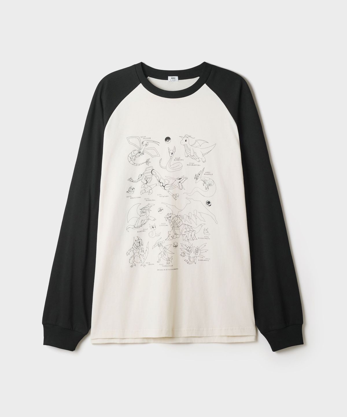스파오(SPAO) [포켓몬] 긴팔티(Black)_SPLAG49U04
