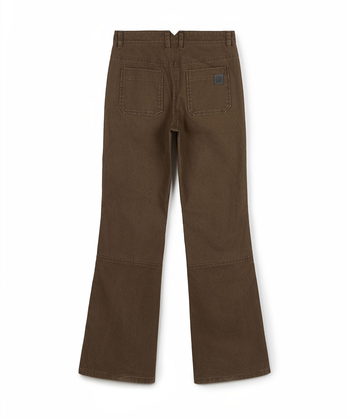이알에이(ERA) MEN ERA WASHED FLARE WORK PANTS - VINTAGE BROWN