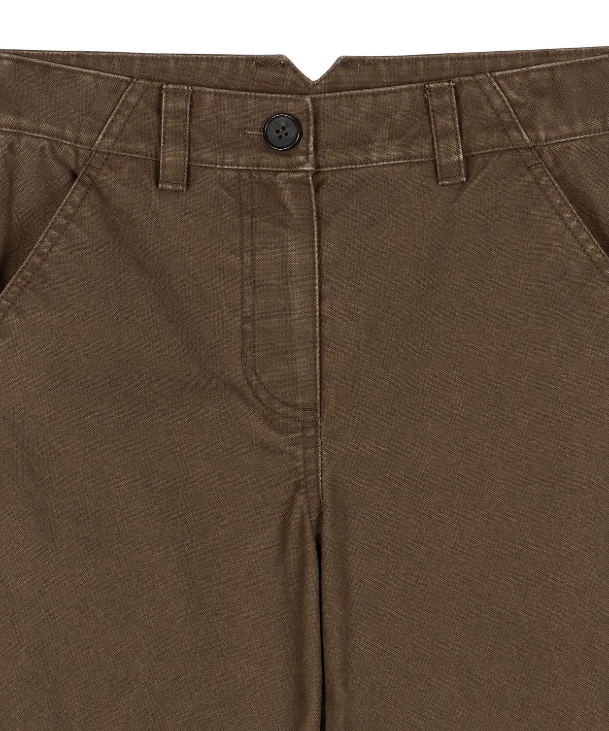 이알에이(ERA) MEN ERA WASHED FLARE WORK PANTS - VINTAGE BROWN