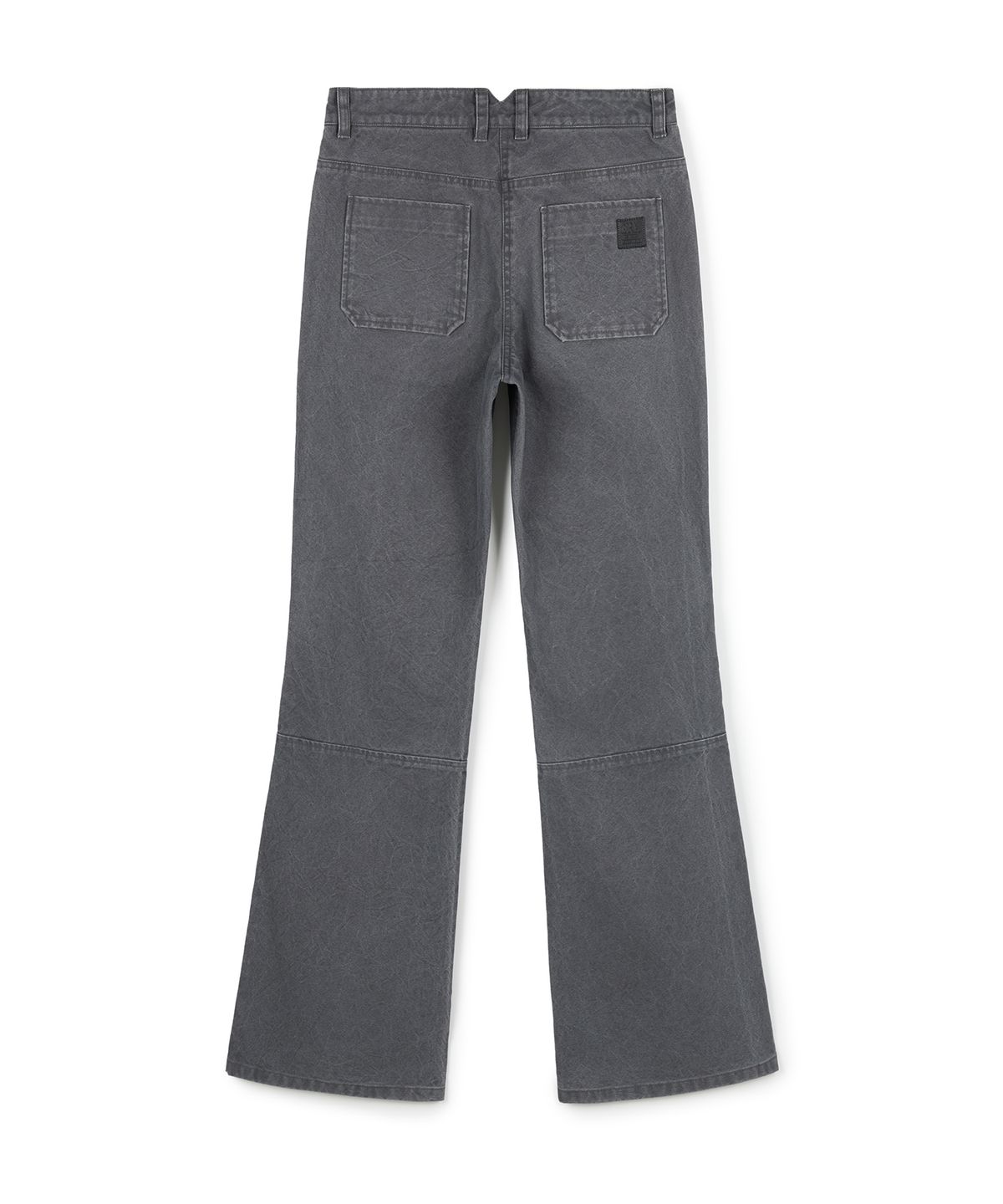 이알에이(ERA) WOMEN ERA WASHED FLARE WORK PANTS - VINTAGE GRAY