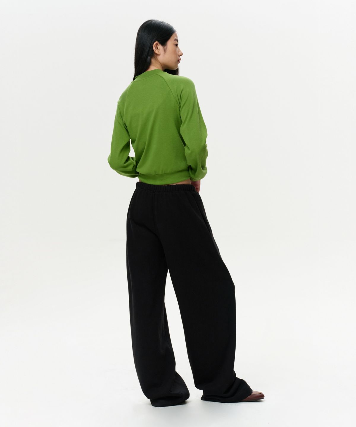 이알에이(ERA) UNISEX ERA STRAIGHT SWEATPANTS - BLACK