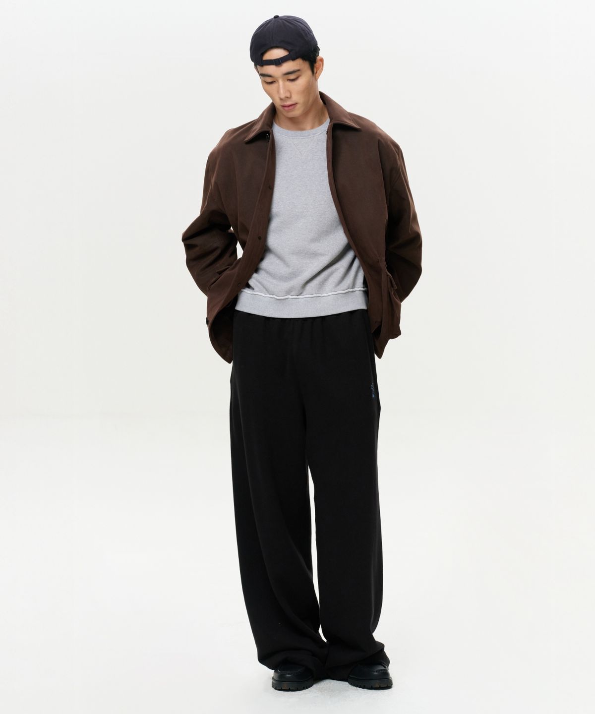이알에이(ERA) UNISEX ERA STRAIGHT SWEATPANTS - BLACK