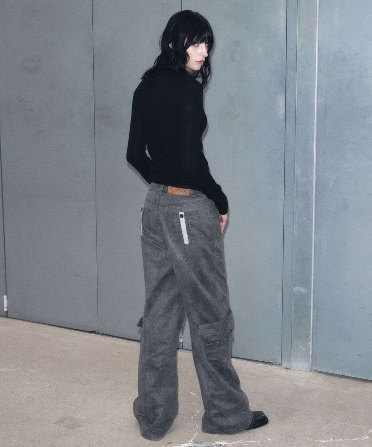 긴스키(GINSUKI) [긴스키 X 물바다]MULTI POCKET UTILITY PANTS (GREY)