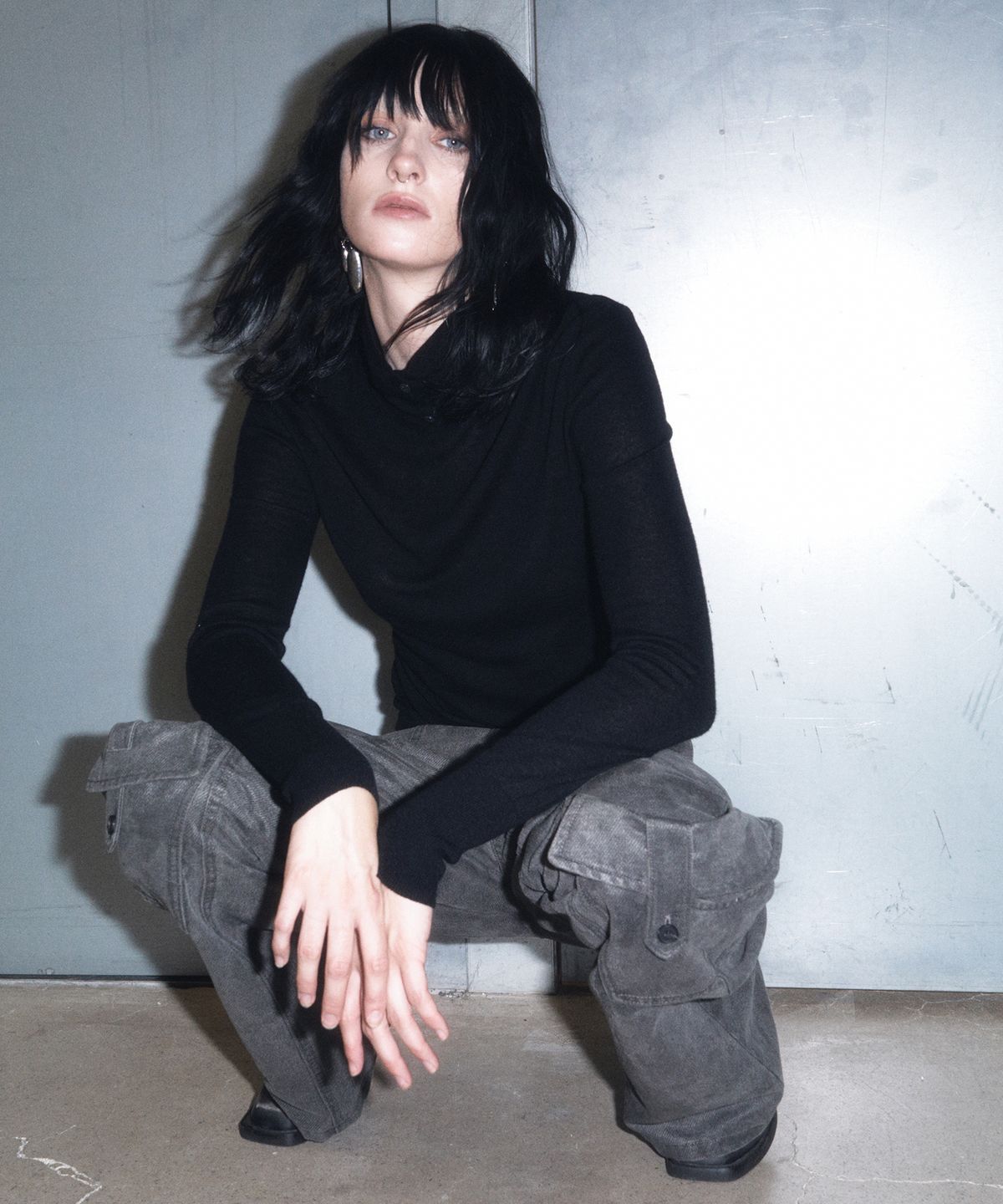 긴스키(GINSUKI) [긴스키 X 물바다]MULTI POCKET UTILITY PANTS (GREY)