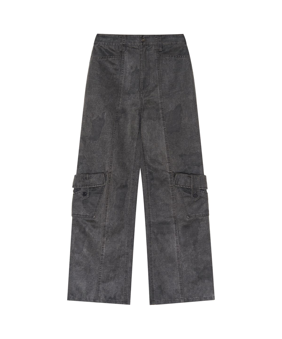 긴스키(GINSUKI) [긴스키 X 물바다]MULTI POCKET UTILITY PANTS (GREY)
