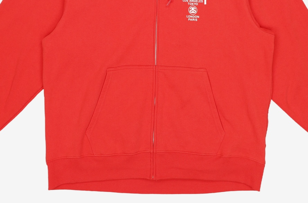 스투시(STUSSY) 후드 집업 XXL