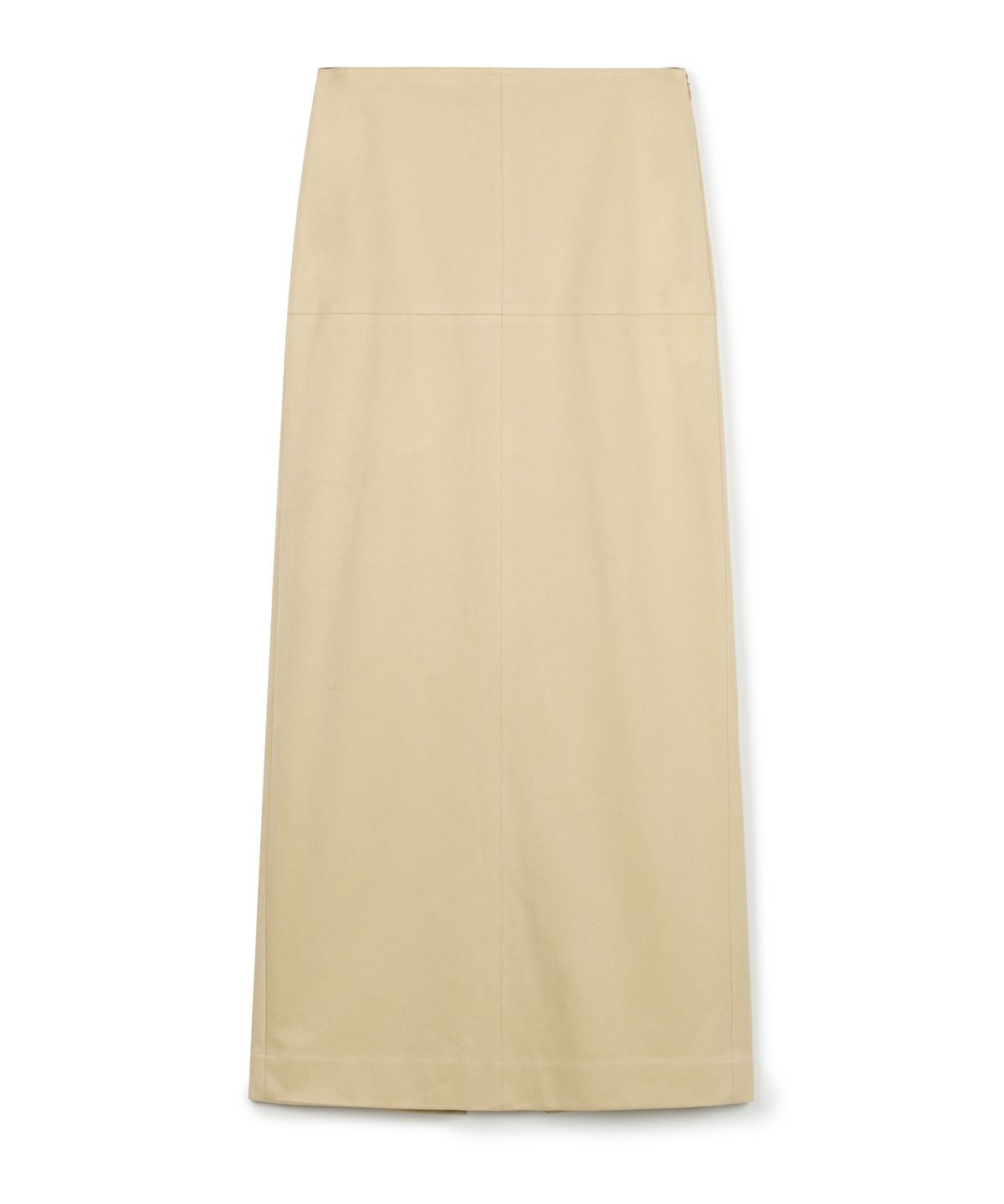 이알에이(ERA) WOMEN ERA FAUX SUEDE MAXI SKIRT - CREAM