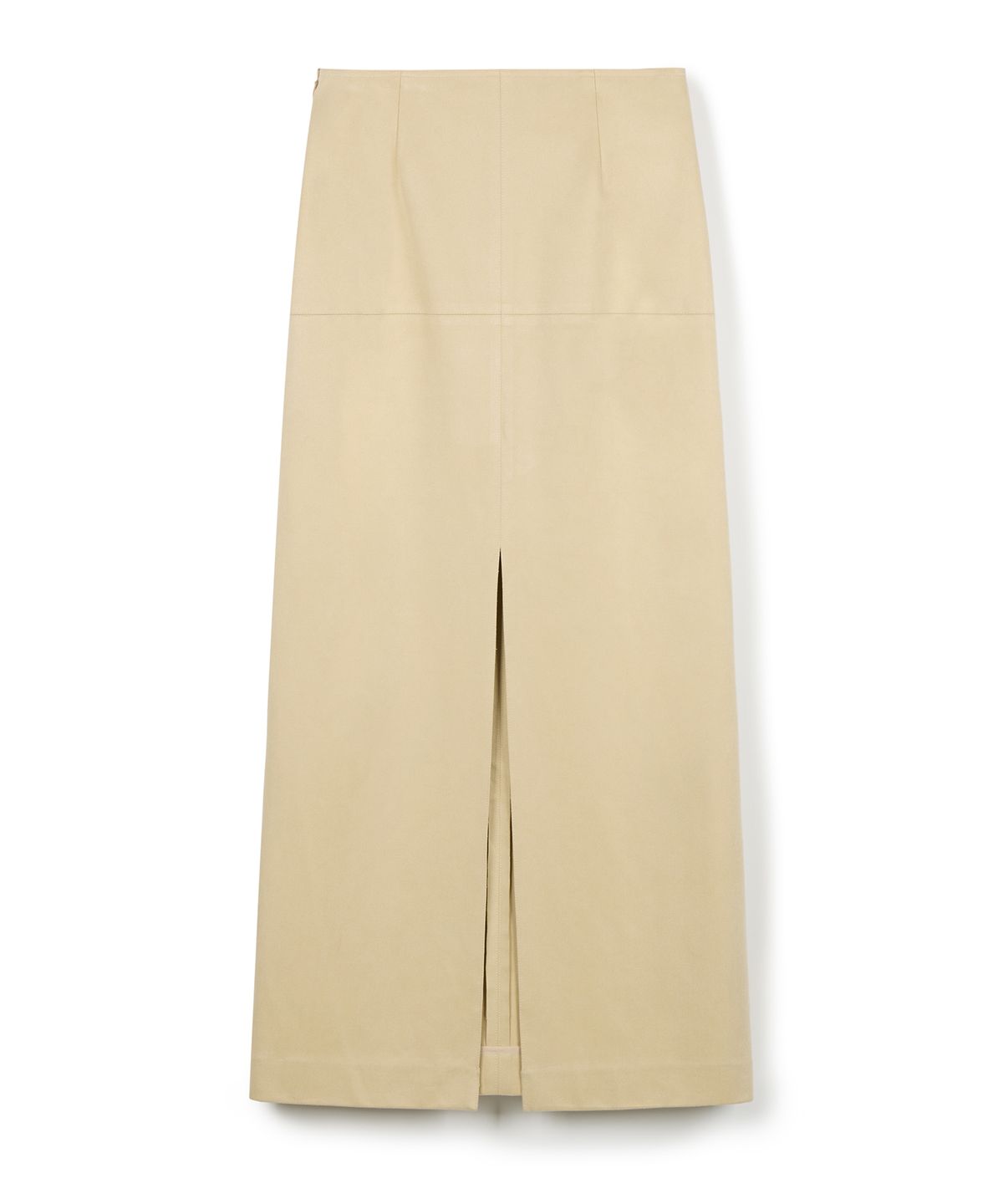 이알에이(ERA) WOMEN ERA FAUX SUEDE MAXI SKIRT - CREAM